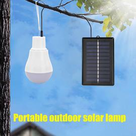 Lampe solaire Portable à énergie solaire, panneau lumineux Led, idéal pour  une tente ou une pêche, 15W, 300lm