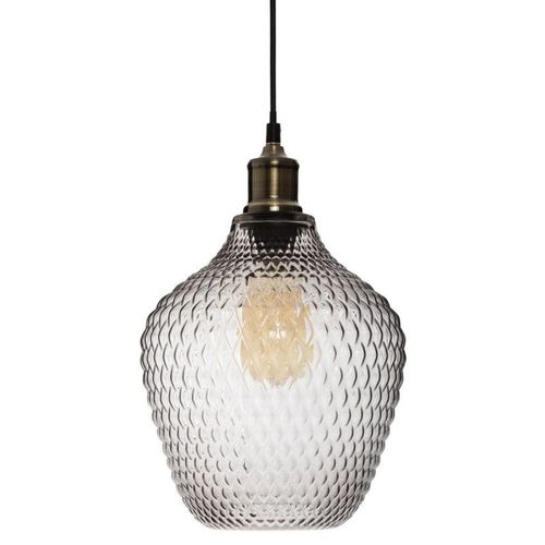 Lampe Suspension Verre Fum 