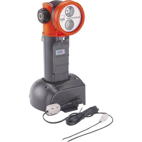 Lampe Torche Sans Fil Led High Power Cree Acculux 458581 Ip67 N/A Noir, Orange Signal