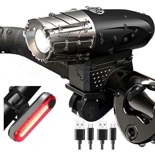 Lampe Velo Avant Led Rechargeable Usb - Felixinjiang - Pour Vtt - Etanche Ip65 - 4 Modes D\Eclairage