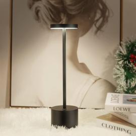Lampe de table LED sans fil rechargeable, lampe de bureau
