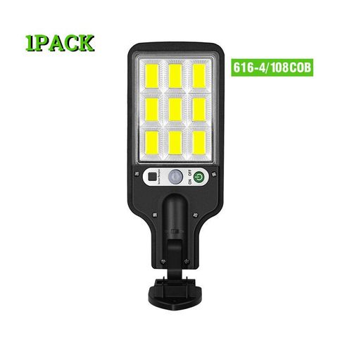 Lampes Solaires De Scurit tanches Pour Jardin,Lampadaire  Capteur Cob,3 Modes D'clairage,Extrieur,Chemin- 1pc-F359011