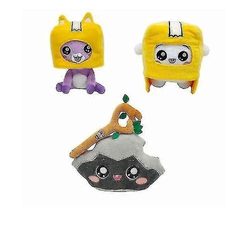 Lankybox Boxy Foxy Rocky Soft Soft Toy Kid Figure Plushie Doll_y High Quality