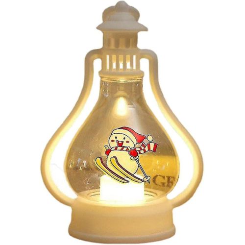 Lanterne Festive Ornement De Camping Utilisation De Longue Date Enfants Lumire De Nuit Portable Lanterne De Nol Pour P