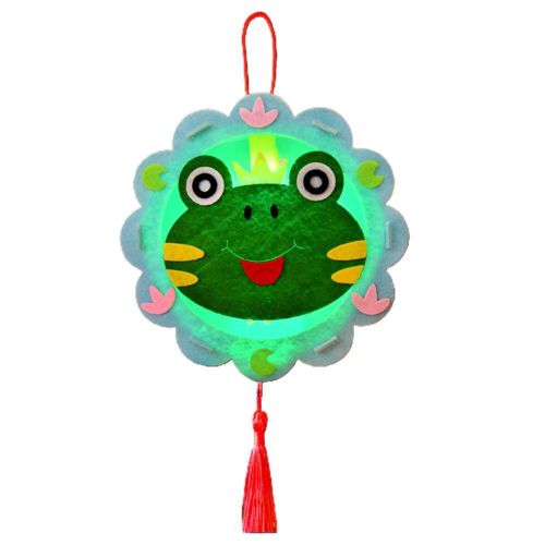 Lanterne Lumineuse En Tissu Non Tiss Fait  La Main Pour Enfants, Pendentif D'Apparence D'Animal, Bricolage, Nouvel An Chinois