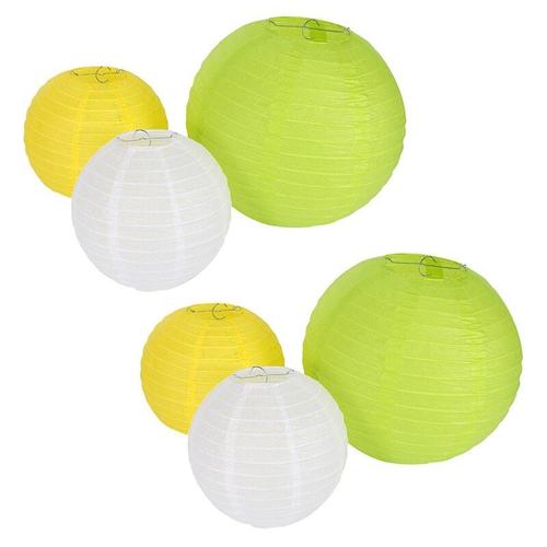 Lanterne Tropicale En Papier, Boule D'ananas, Nid D'abeille, Hawaen, Pour Les Fans De La Plage, Du Festival Du Carnaval Et De La Fte D't, New-20pcs