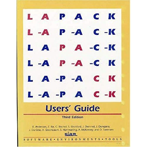 Lapack User's Guide    Format Broch 