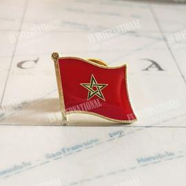 Lapel Pin -Badges du drapeau National marocain,patchs de broderie de  brassard et épingle à revers,un ensemble d'accessoires en tis