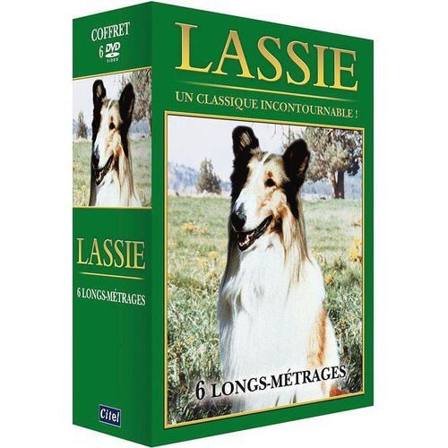 Lassie - 6 Longs Mtrages : Lassie En Mission Commande + Sur Les Traces Du Pass + Le Miracle + Divine Lassie + La Longue Marche De Lassie + La Nouvelle Vie - Pack