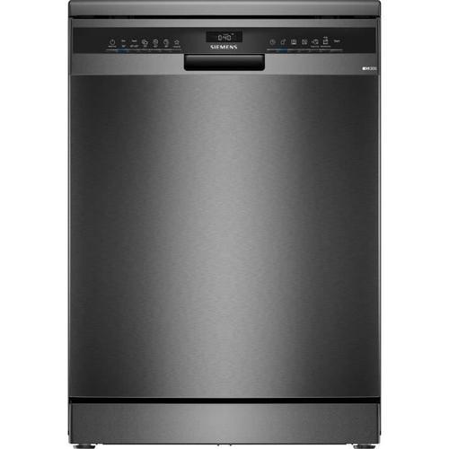 Lave-vaisselle Siemens iQ300 SN23EC03ME 14 couverts pose-libre 60 cm blackSteel