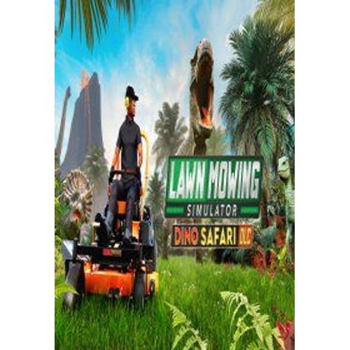 Lawn Mowing Simulator - Dino Safari (Extension/Dlc) - Steam - Jeu En Tlchargement - Ordinateur Pc