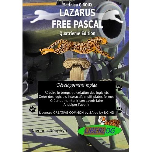 Lazarus Free Pascal - Dveloppement Rapide   de Giroux Matthieu  Format Beau livre 