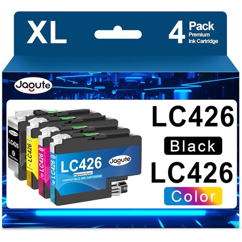 Lc426 Lc 426 Cartouches D'encre Compatible Pour Brother Lc-426val Cartouches Lc426xl Per Brother Mfc-J4335dw Mfc-J4340dw Mfc-J4535dw Mfc-J4540dw (Paquet De 4, Noir, Cyan, Magenta, Jaune)