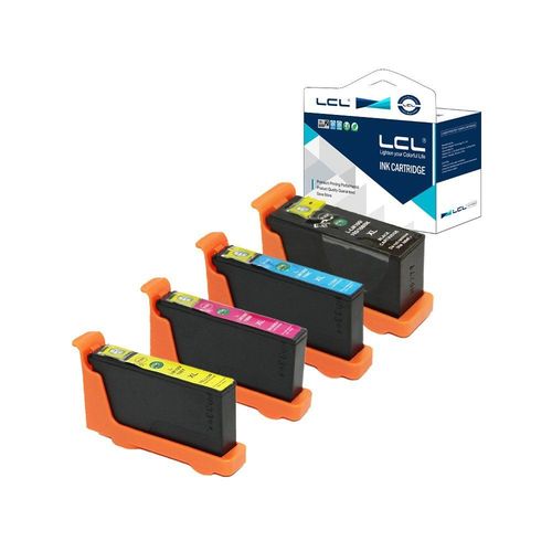 Lcl 100xl 105xl (4-Pack,Noir/Cyan/Magenta/Jaune) Cartouche D'encre Compatible Pour Lexmark S300 S301 S302 S305
