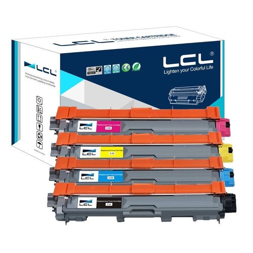 Lcl(Tm) Tn241 Tn245 Tn241bk Tn245c Tn245m Tn245y (4-Pack,Noir Cyan Magenta Jaune) Cartouche De Toner Compatible Pour Brother  Hl-3140 Cw/3150cdw/Cdn/3170 Cdw/Dcp 9015cdw Cp 9020cdw/Cdn/Mfc 9130 Cw/914