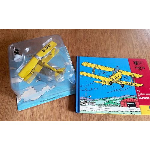 Le Biplan Jaune De L'ile Noire - En Avion Tintin N 11