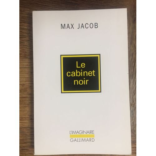 Le Cabinet Noir   de Max Jacob 