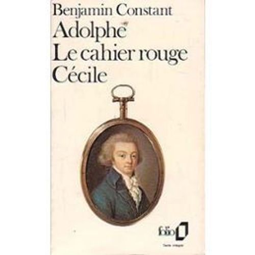 Le Cahier Rouge Cecile Adolphe   de benjamin constant 