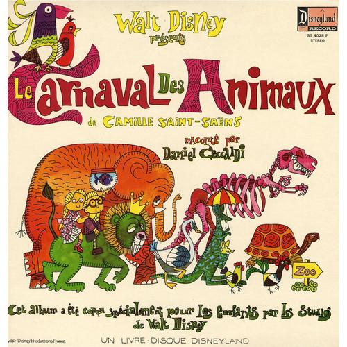 Le Carnaval Des Animaux - Livre Disque 33 Tours 14 Titres - Camille, Saint Sans