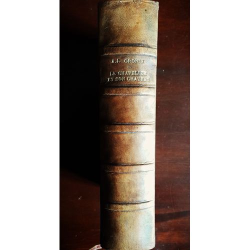 Le Chapelier Et Son Chateau De A.J. Cronin Edition De 1941 Chez Albin Michel Reliure Cuir   de CRONIN 