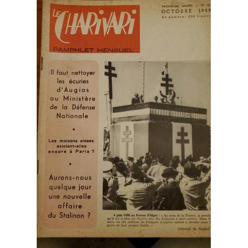 Le Charivari N18 De Octobre 1959