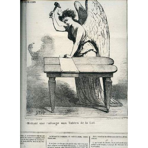 Le Charivari - Trente-Huitieme Annee. La Semaine De La Bourse Par S. Zabban / Le Corps Lgislatif En Chambre Par Paul Girard / Revue Comique Des Tribunaux Par Henry Maret Etc.   de COLLECTIF