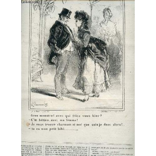 Le Charivari - Trente-Huitieme Annee. La Semaine De La Bourse Par Zabban / Le Prince Fantome Par Paul Girard / Revue Comique Des Tribunaux Par Henry Maret Etc.   de COLLECTIF