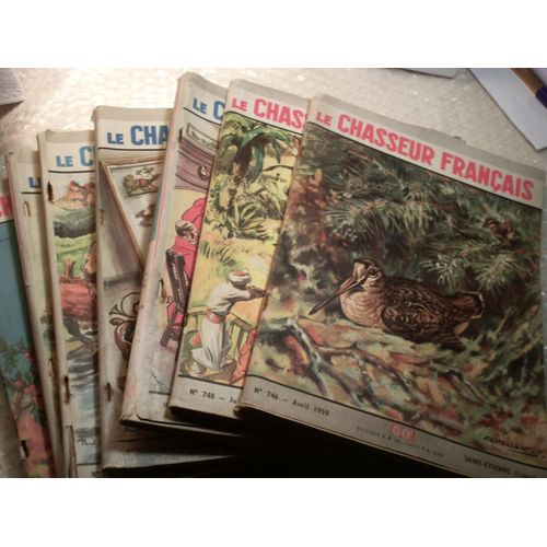 Le Chasseur Franais Annes 1959 Et 1960  Numros 746 748 752 753 756 760 761 764