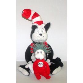 Le Chat Chapeaute Et Thing 1 Le Celebre Film De Mike Myers Tire Du Livre De Dr Seuss Peluche Doudou Officiel Universal Studio 55cm Et 22cm Rakuten