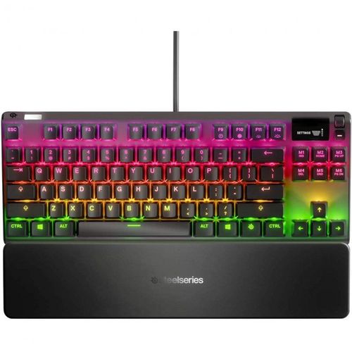 Le clavier mcanique Steelseries Apex 7 Tkl Rgb utilise un commutateur marron