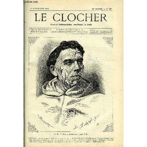 Le Clocher N 21 - Les Ides De Monsieur Bras D Acier (Suite) Par H. De La Blanchre, Le Condamn (Suite) Par L. Bailleul, Un pisode De La Vie De Corneille (Fin), Le Mariage Et Le Divorce Devant Le(...)   de COLLECTIF 