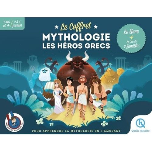Coffret Mythologie, Les Hros Grecs - Avec Un Jeu Des 7 Familles   de Crt Patricia  Format Album 