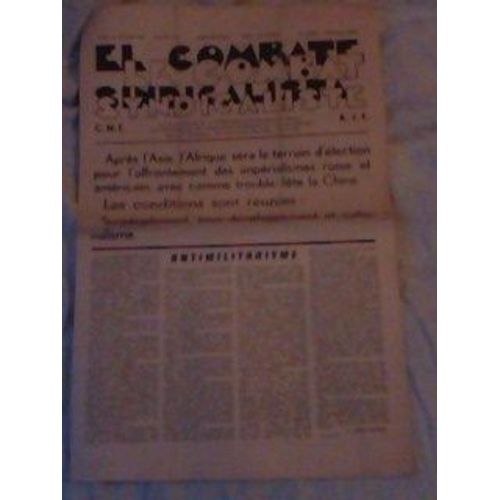 Le Combat Syndicaliste 878 
