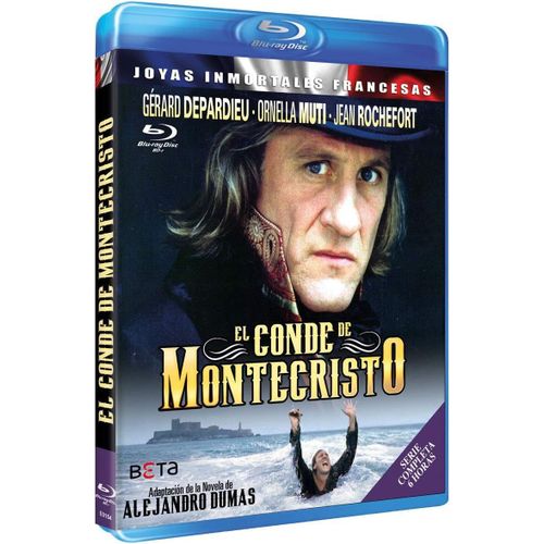 Le Comte De Momte-Cristo / El Conde De Montecristo (1998 Avec Depardieu) - Blu-Ray Import Espagne Avec Vf Incluse, Boitier Amaray Bleu, Jaquette Et Menu Disc En Espagnol / L'intgrale Des 4 Episodes