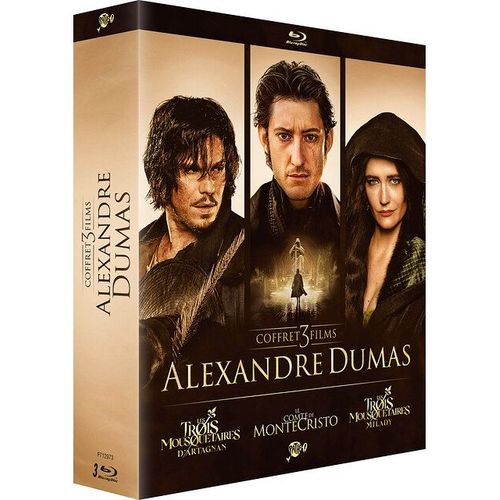 Coffret 3 Films Alexandre Dumas : Le Comte De Monte Cristo + Les Trois Mousquetaires : D'artagnan & Milady - Blu-Ray