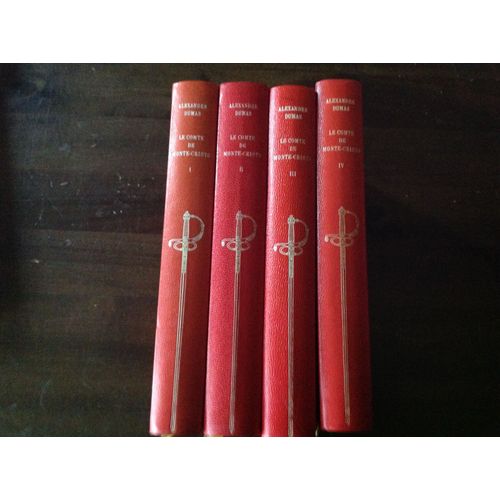 Le Comte De Monte Cristo Oeuvre Complte Intgrale Alexandre Dumas 4 Volumes Illustrs Edition Du Cercle Du Bibliophile   