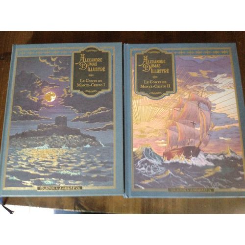 Le Comte De Monte-Cristo Ou Christo Alexandre Dumas Oeuvre Illustre Complte Et Intgrale 2 Volumes Altaya Reproduction dition Hetzel   