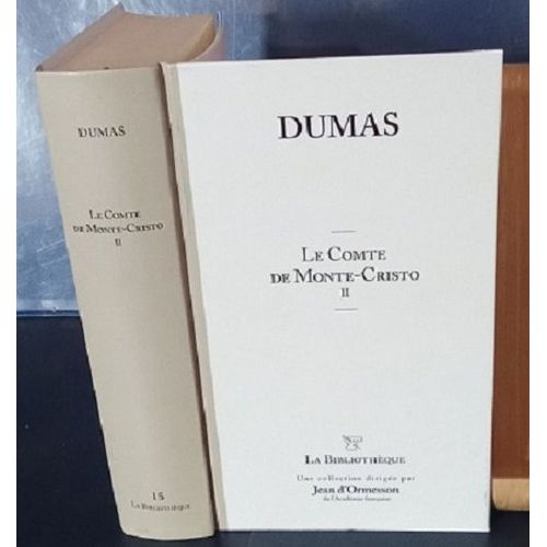 Le Comte De Monte Cristo -Tome 2 - Alexandre Dumas - La Bibliotheque - 2009   