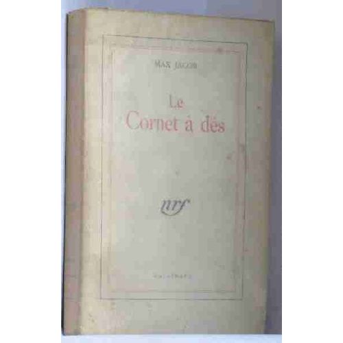 Le Cornet  Ds   de max jacob  Format Broch 