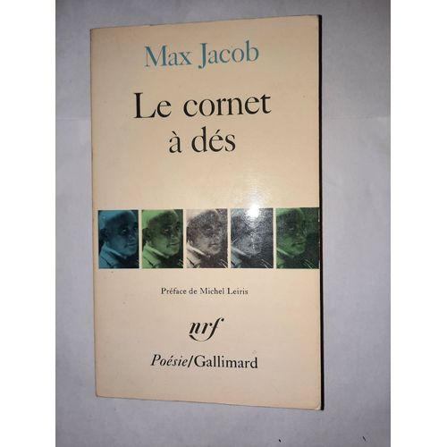 Le Cornet  Ds   de Max Jacob  Format Poche 