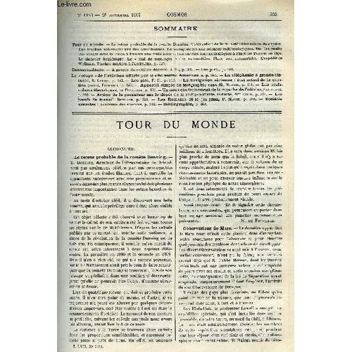 Le Cosmos - Revue Des Sciences Et De Leurs Applications N 1183 - Le Retour Probable De La Comte Denning, Observation De Mars, Astroides Voisins De Jupiter, Une ruption Volcanique Aux Iles(...)   de COLLECTIF 