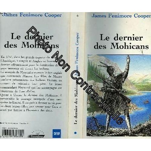 Le Dernier Des Mohicans   de James Fenimore Cooper 