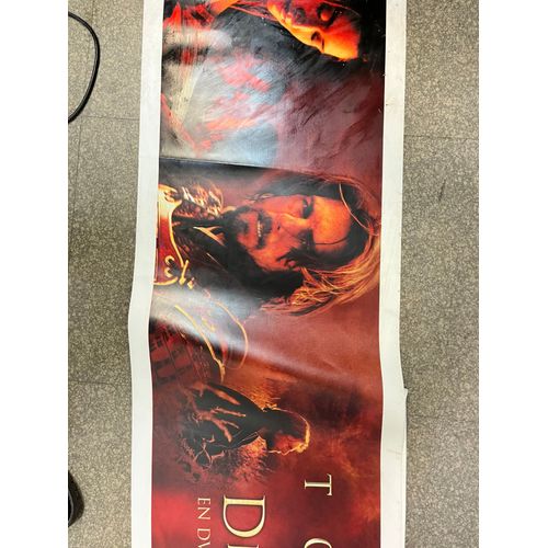 Le Dernier Samoura - The Last Samurai - Tom Cruise - Bande Publicitaire Du Film Plastifie Roule Recto Verso 49x258 Cm