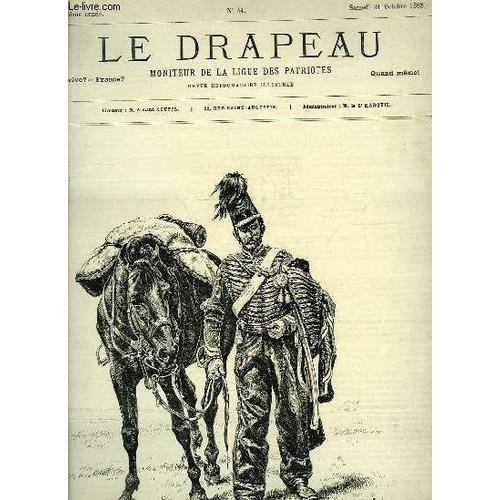 Le Drapeau N44, 4me Anne : 1870, 3e Hussards, Dessin De Jules Lavee D'aprs Dupray - M. Louis Delamain, Prsident Du 2me Concours National De Tir   de COLLECTIF