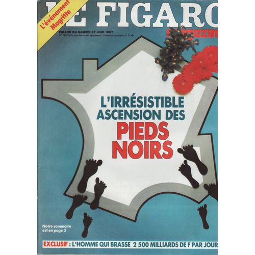 Le Figaro Magazine / 27-06-1987 N13319 : Ren Magritte (8p) - Eric Vu An (2p) - Myriam Mzires / Jos Pinheiro (2p) - Fred Astaire (2p) - Julie Pietri (1p) Honfleur (7p)
