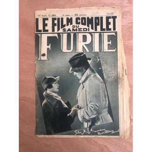 Le Film Complet Du Samedi Furie 16 E Anne Numro 1912 Du 13-02-1937