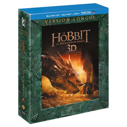 Le Hobbit : La Dsolation De Smaug - Version Longue - Blu-Ray 3d + Blu-Ray + Dvd + Copie Digitale de Peter Jackson