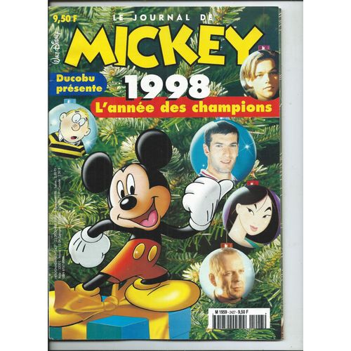 Le Journal De Mickey 23/12/1998 L'lve Ducobu, Les Dblock, Donald 