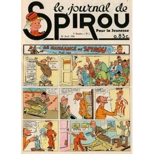 Le Journal De Spirou - Facsimile Du N1   de Dupuis  Format Dpliant 
