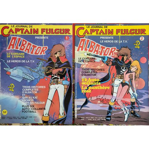 Le Journal Du Captain Fulgur Prsente Le Heros De La T.V. Albator Le Corsaire De L'Espace Revue 1 & 2